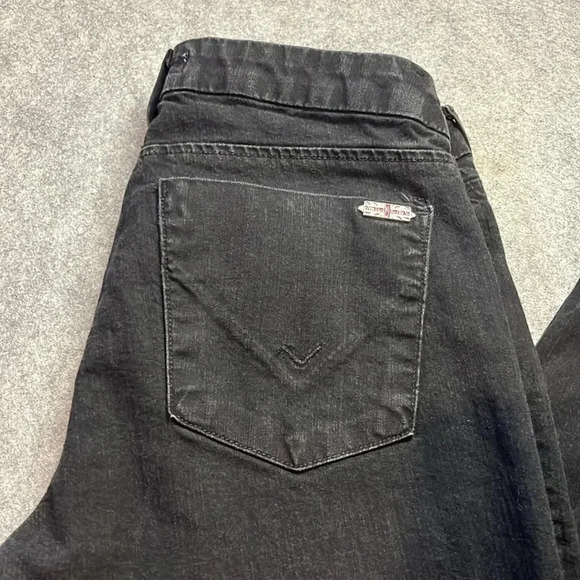 Hudson Straight Leg Premium Denim, Black Wash. - Picture 2 of 13